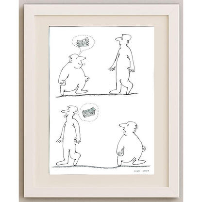 Meret Klıçev 43x30cm Orijinal Karikatür BOD02893