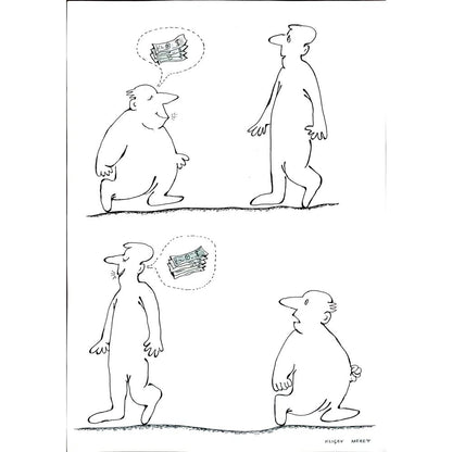 Meret Klıçev 43x30cm Orijinal Karikatür BOD02893
