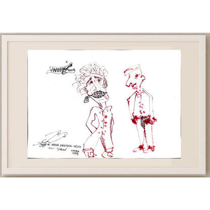 Ali Akbar Ebrahimi Nejad 35x25cm Orijinal Karikatür BOD02906