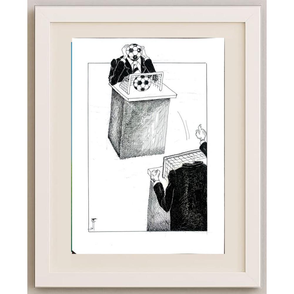 Akbar Nabi Chenany 35x25cm Orijinal Karikatür BOD02909