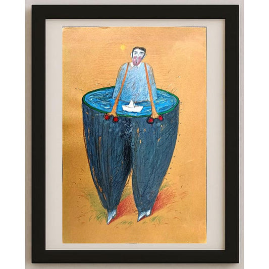 Jacek Frankckewicz 35x25cm Orijinal Karikatür BOD02922