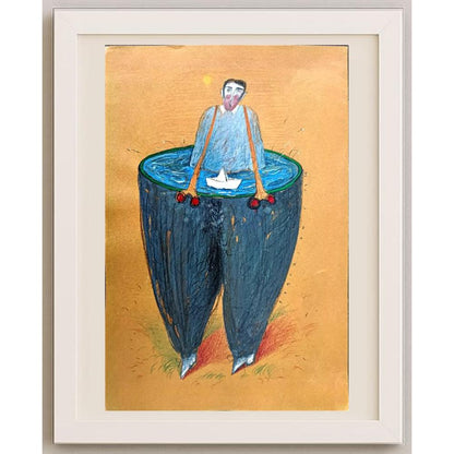 Jacek Frankckewicz 35x25cm Orijinal Karikatür BOD02922