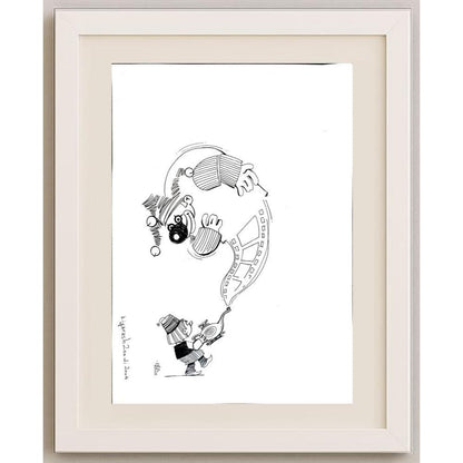 Kiyarash Zandi 35x25cm Orijinal Karikatür BOD02923