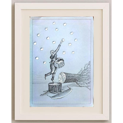 Vladimir Khakhanov 29x21cm Orijinal Karikatür BOD02925