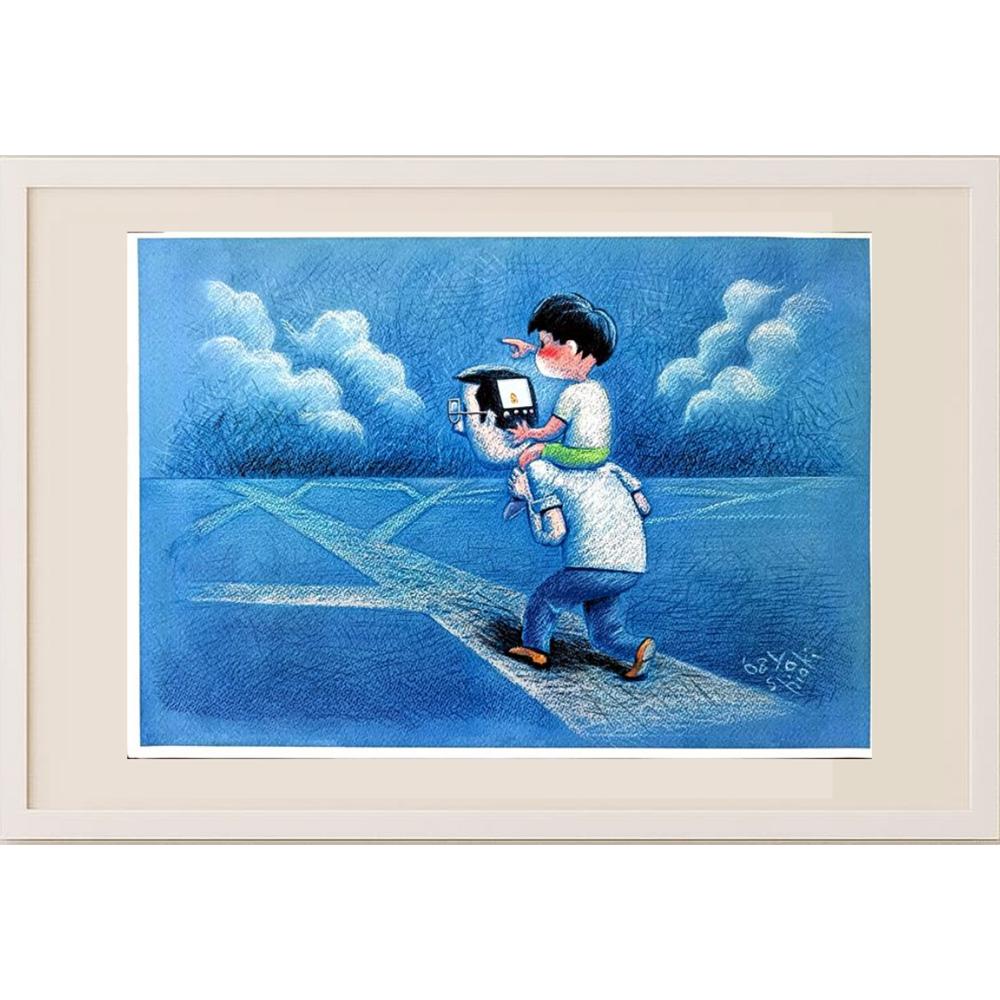 Yoshiaki Yokota 29x21cm Orijinal Karikatür BOD02927