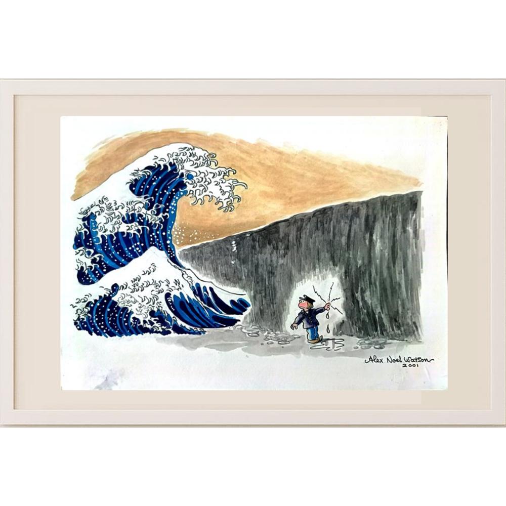 Alex Noel Watson 29x21cm Orijinal Karikatür BOD02928
