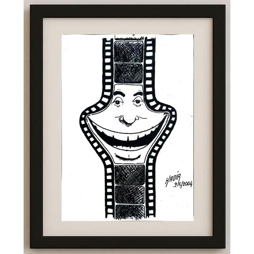 Kadir Canlı 29x21cm Orijinal Karikatür BOD02931