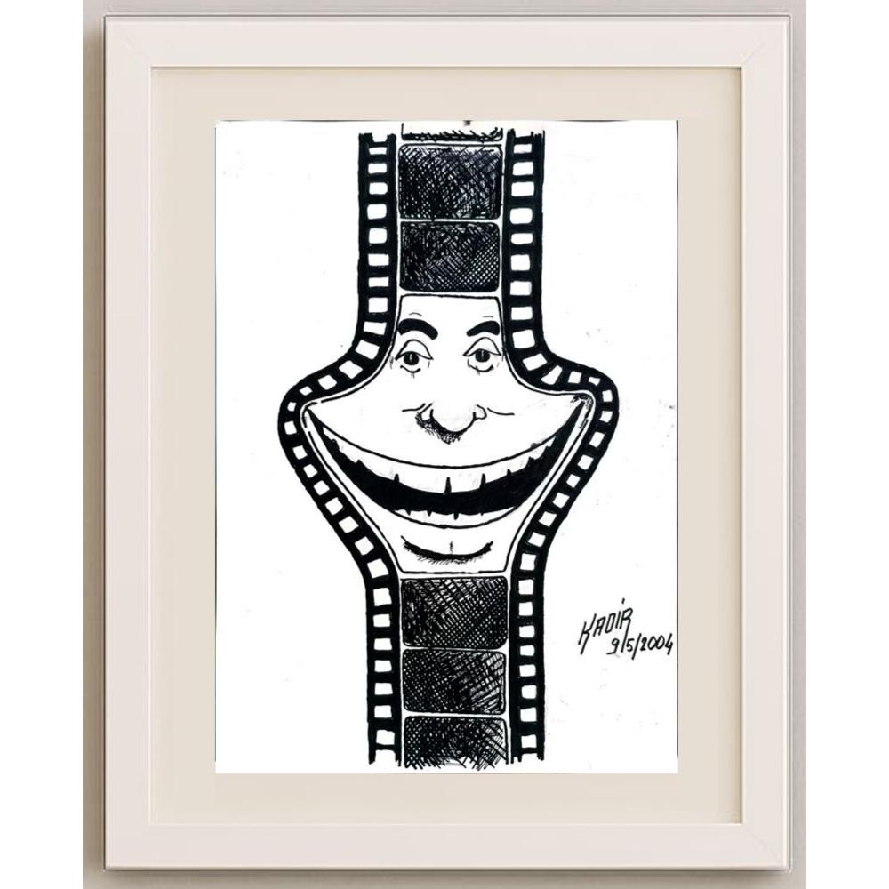 Kadir Canlı 29x21cm Orijinal Karikatür BOD02931