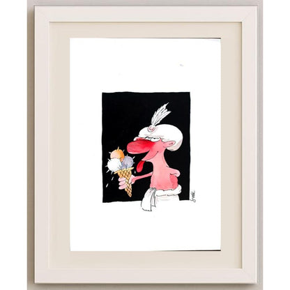 Steffen Jahsnowski 29x21cm Orijinal Karikatür BOD02933