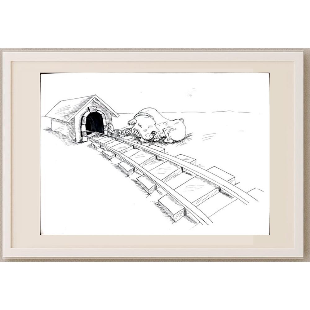 Tsvetelina Tsenkova 29x21cm Orijinal Karikatür BOD02936
