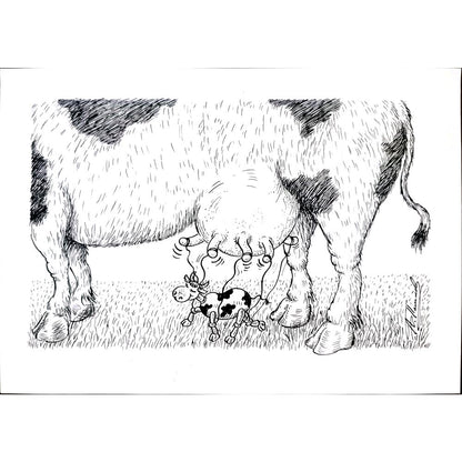 Alexandr Pashikov 29x21cm Orijinal Karikatür BOD02937