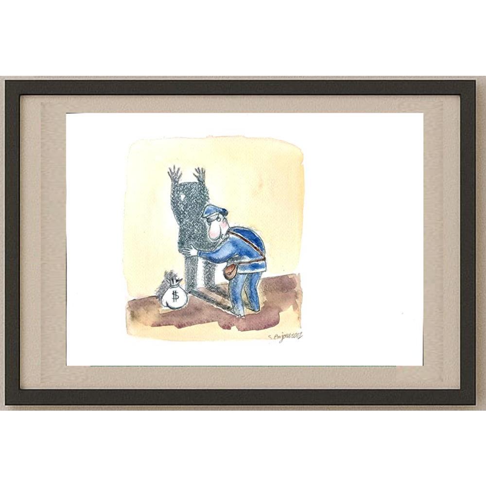 Sepideh Anjomrooz 29x21cm Orijinal Karikatür BOD02938