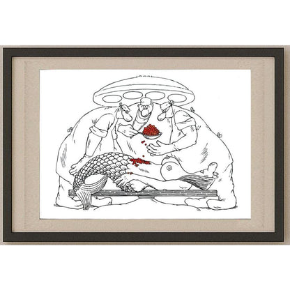 Anatolij Orekhov 29x21cm Orijinal Karikatür BOD02939