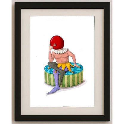 Ivan Kovacik 29x21cm Orijinal Karikatür BOD02941