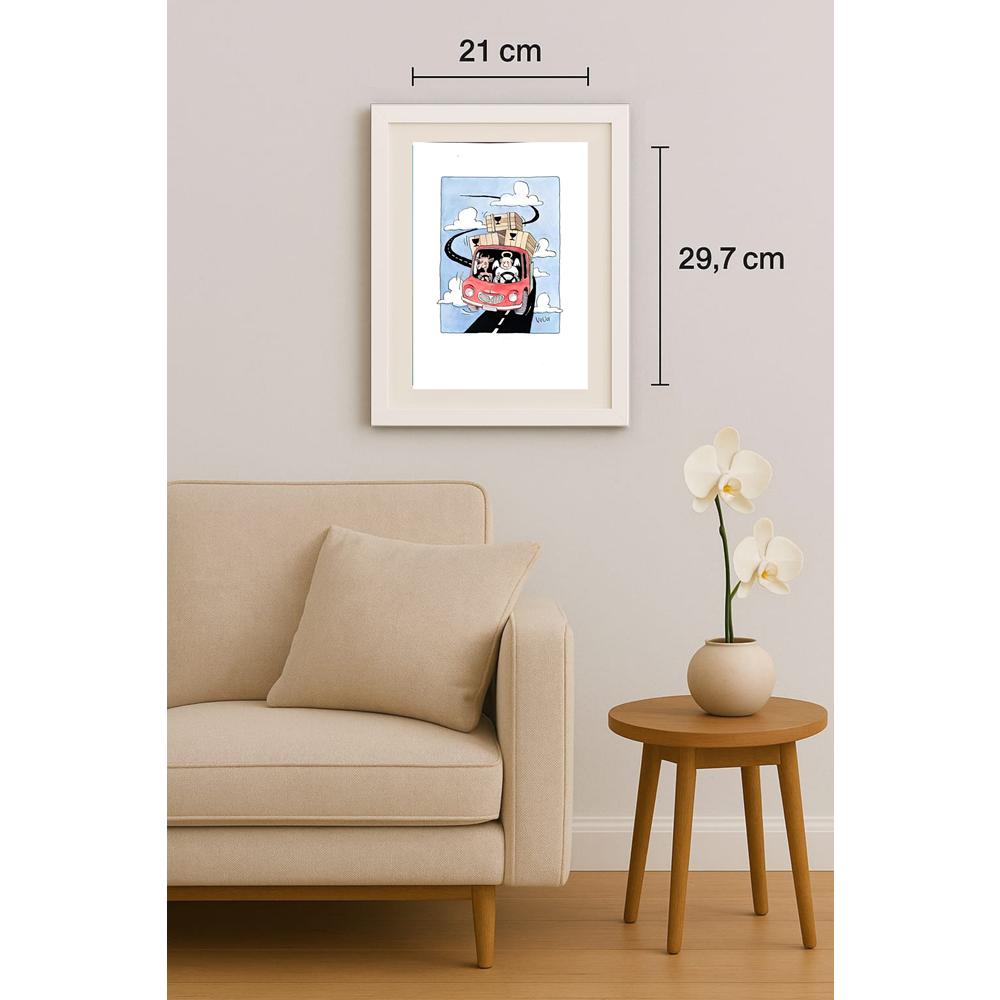 Vladimir İvanov 29x21cm Orijinal Karikatür BOD02945