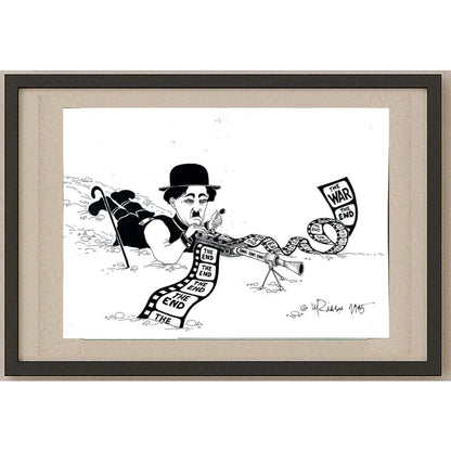 Gheorghita Ghinea Uriasu 29x21cm Orijinal Karikatür BOD02948