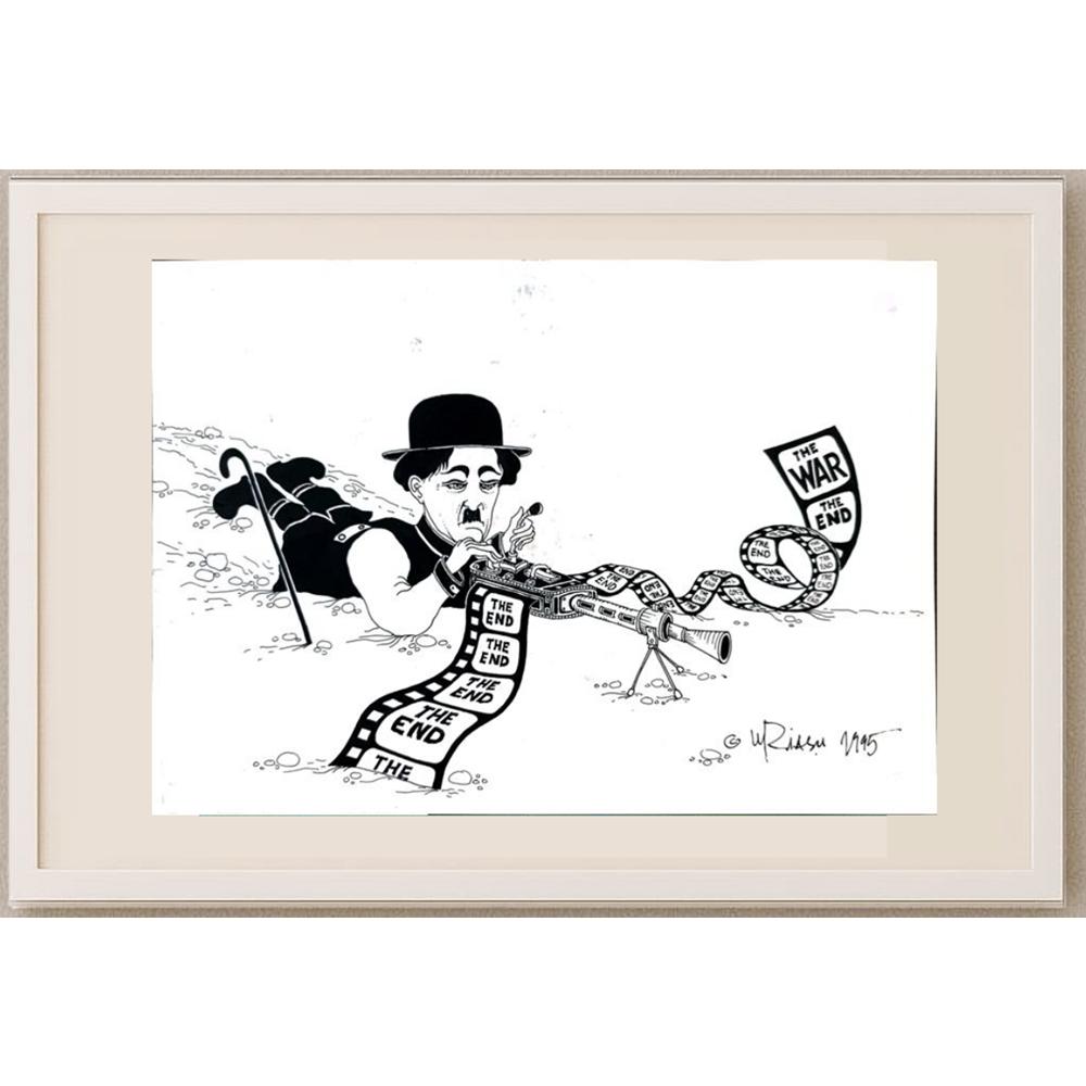 Gheorghita Ghinea Uriasu 29x21cm Orijinal Karikatür BOD02948