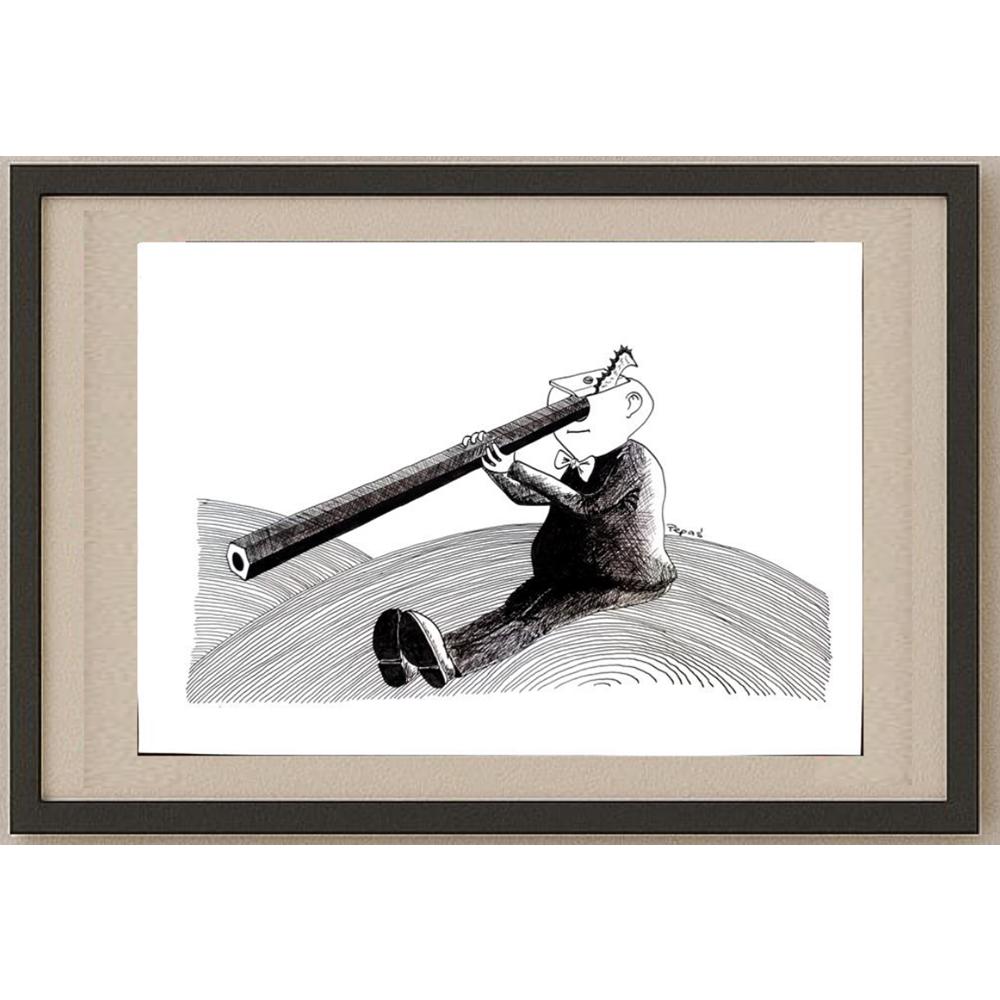Grzegorz Pepas 29x21cm Orijinal Karikatür BOD02957