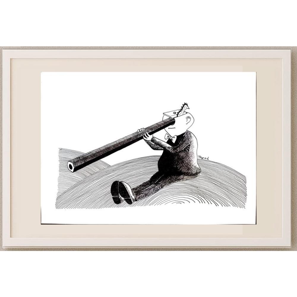 Grzegorz Pepas 29x21cm Orijinal Karikatür BOD02957