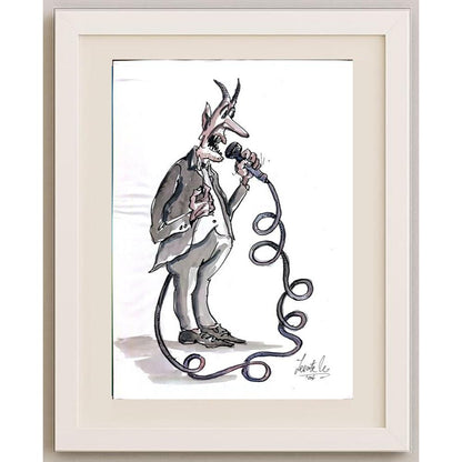 Leonte Nastase 29x21cm Orijinal Karikatür BOD02960
