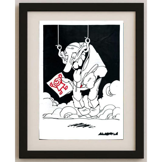 Costa Pereira 29x21cm Orijinal Karikatür BOD02962