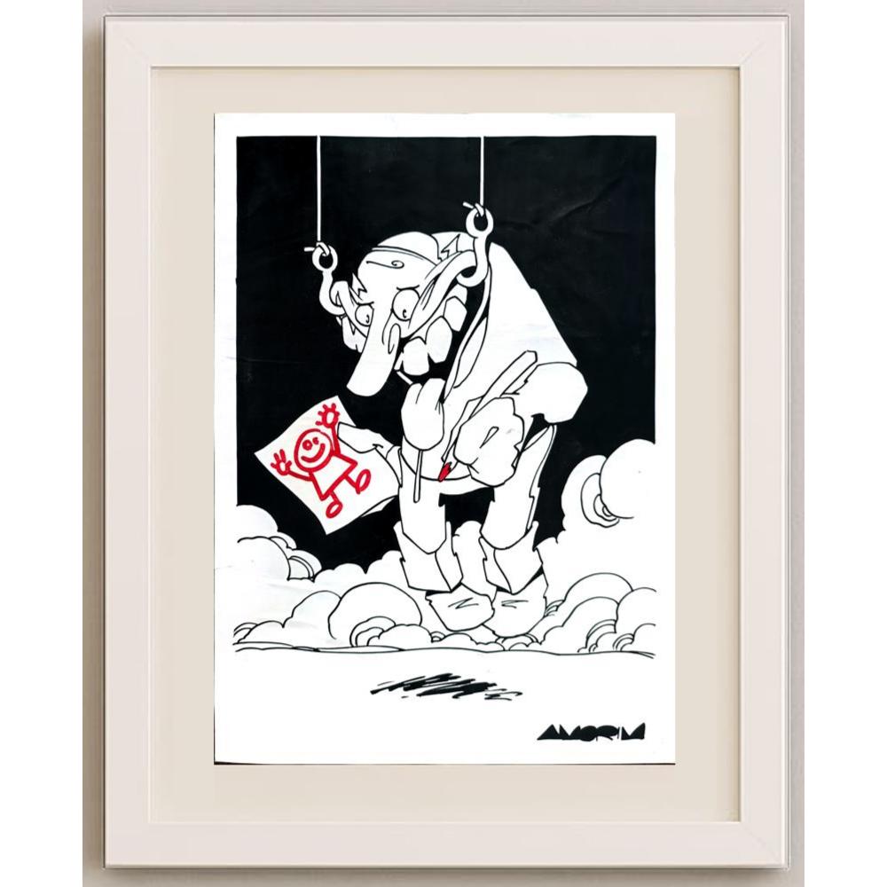 Costa Pereira 29x21cm Orijinal Karikatür BOD02962
