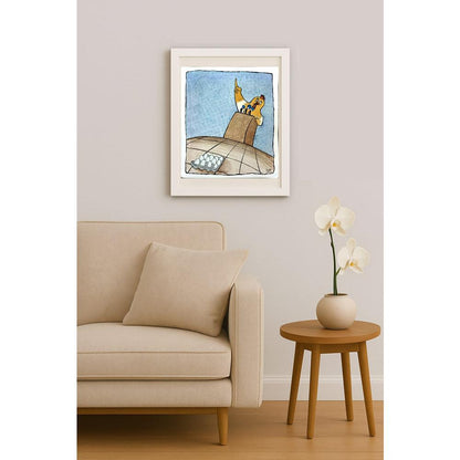 Somaye Babajani 25x25cm Orijinal Karikatür BOD02968