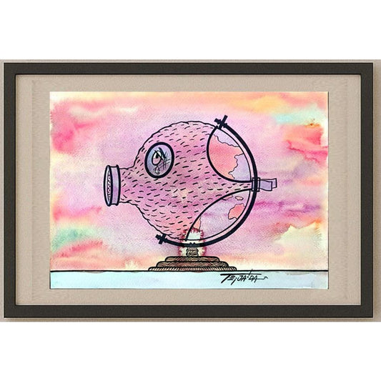 Nombre Fernando Tesada 29x21cm Orijinal Karikatür BOD02969
