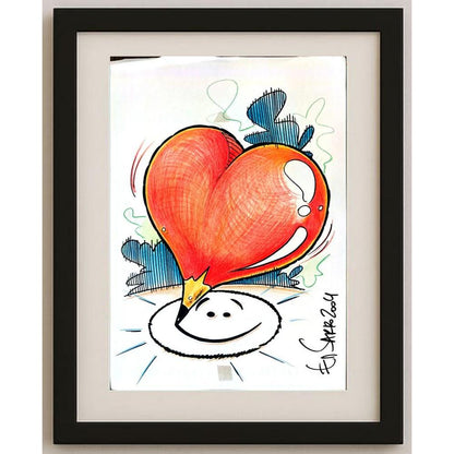 Mancos Sarro 29x21cm Orijinal Karikatür BOD02972