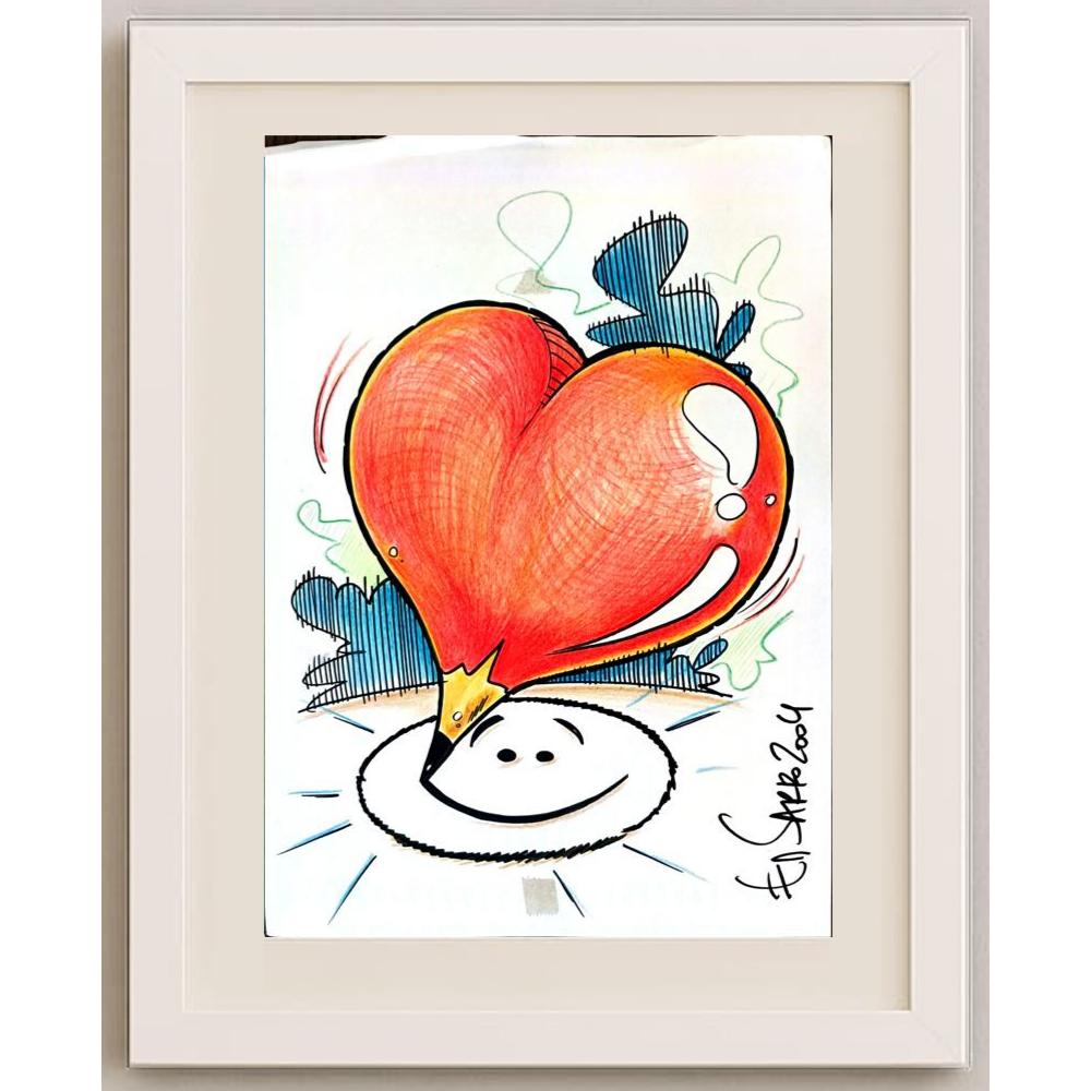 Mancos Sarro 29x21cm Orijinal Karikatür BOD02972