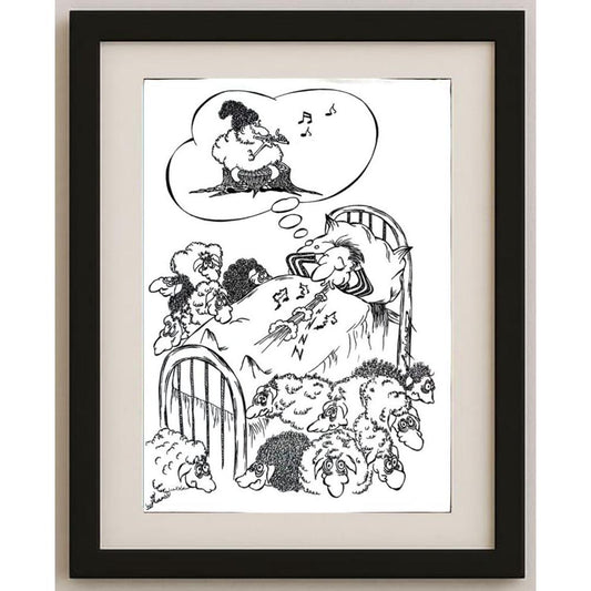 Marian Lupu 29x21cm Orijinal Karikatür BOD02973