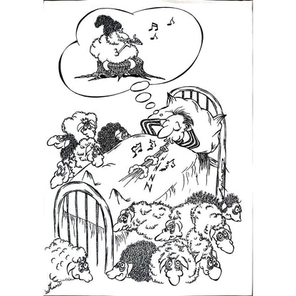 Marian Lupu 29x21cm Orijinal Karikatür BOD02973