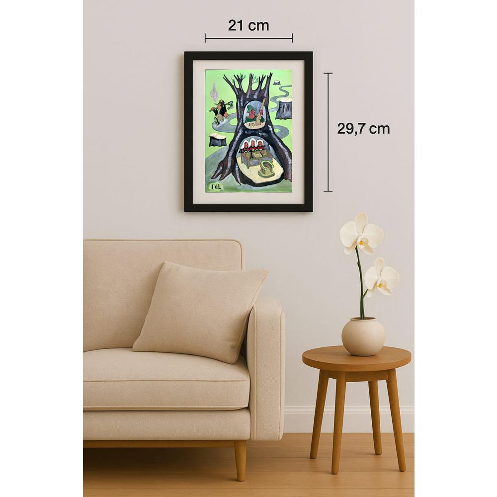 Dilyan Dochev 29x21cm Orijinal Karikatür BOD02977