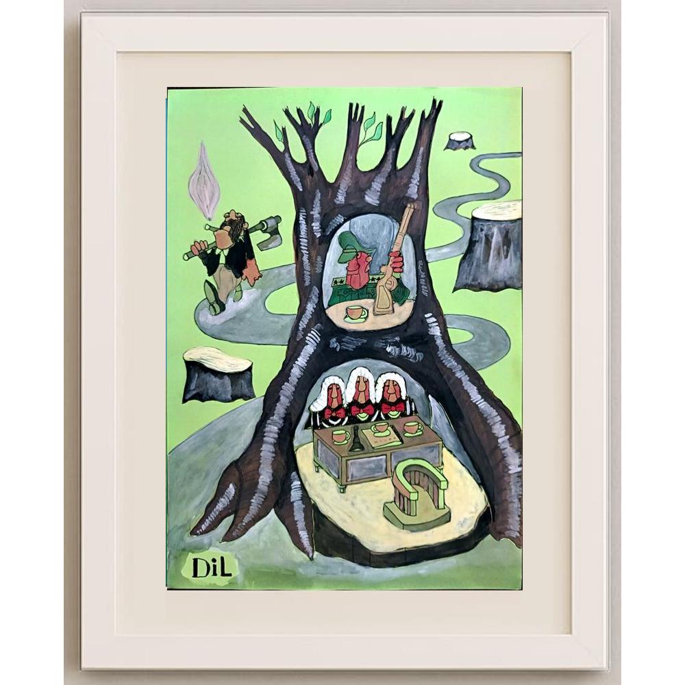 Dilyan Dochev 29x21cm Orijinal Karikatür BOD02977