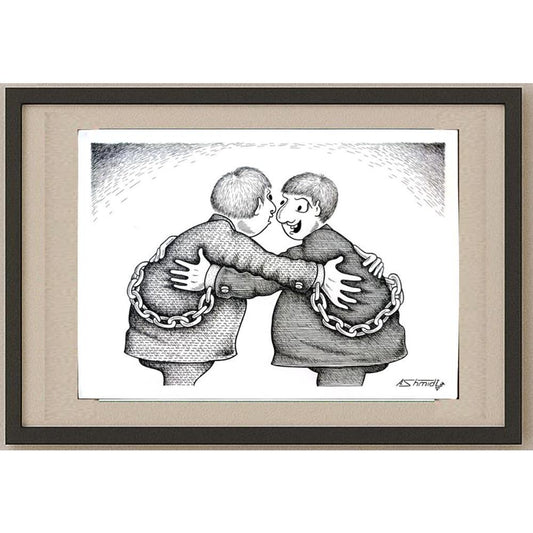 Shmidt Alexander 29x21cm Orijinal Karikatür BOD02978
