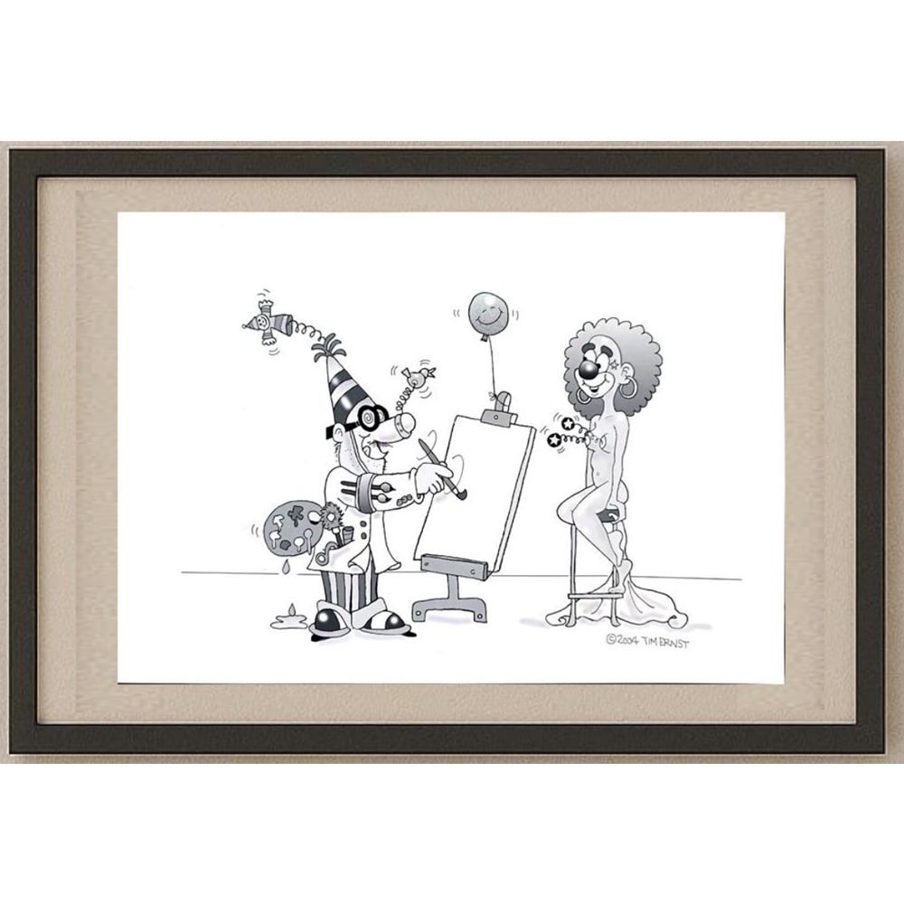 Tim Ernst 29x21cm Orijinal Karikatür BOD02979