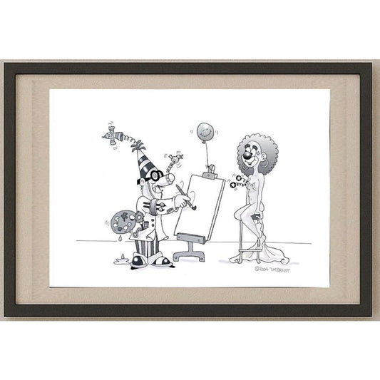 Tim Ernst 29x21cm Orijinal Karikatür BOD02979