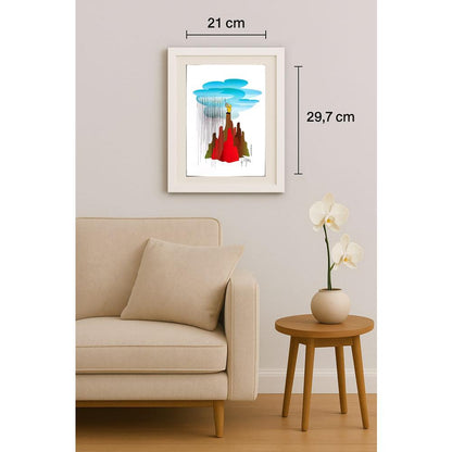 Nuovo Indirizzo 29x21cm Orijinal Karikatür BOD02980