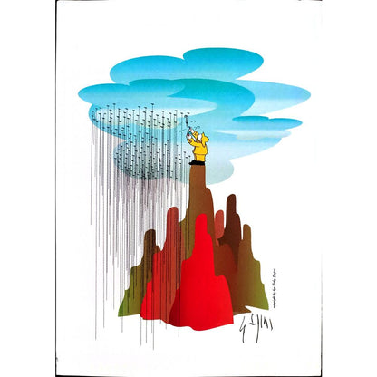 Nuovo Indirizzo 29x21cm Orijinal Karikatür BOD02980