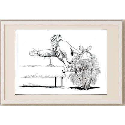 Goran Celicanin 29x21cm Orijinal Karikatür BOD02982
