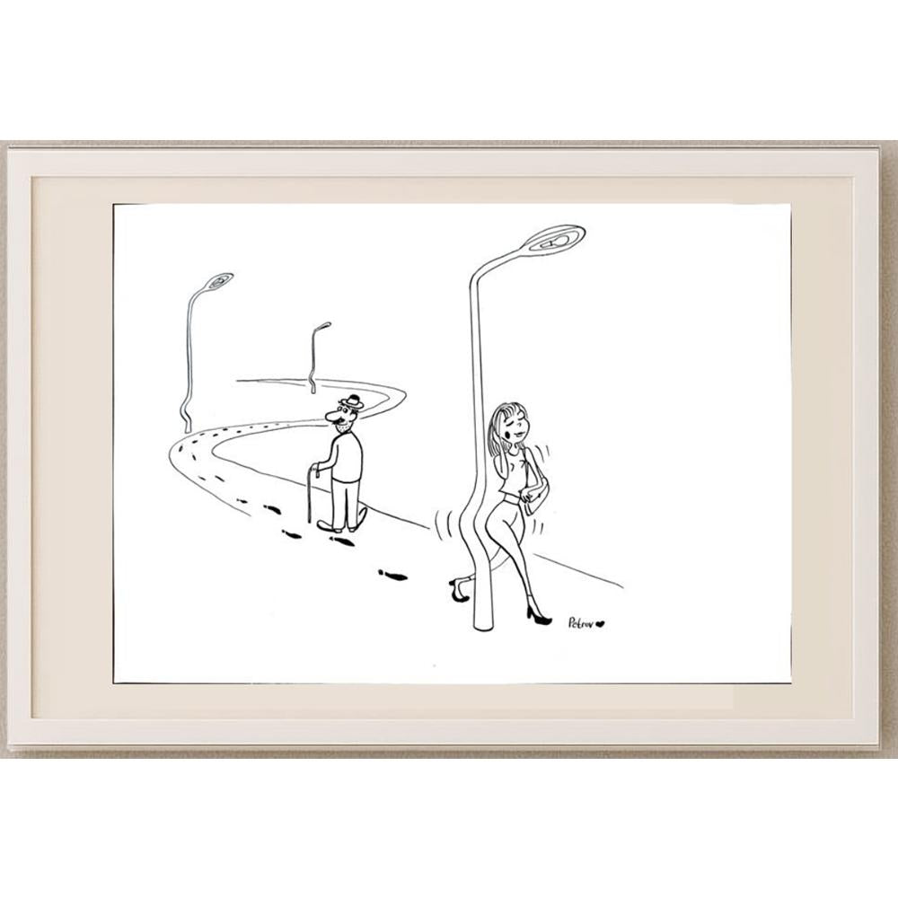 Alexander Petrov 29x21cm Orijinal Karikatür BOD02986