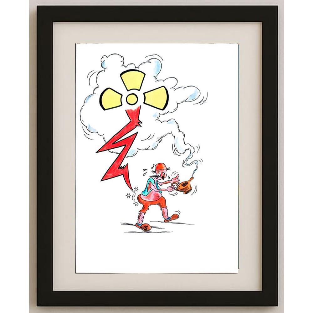 Carmen Niculina Misaila 29x21cm Orijinal Karikatür BOD02988