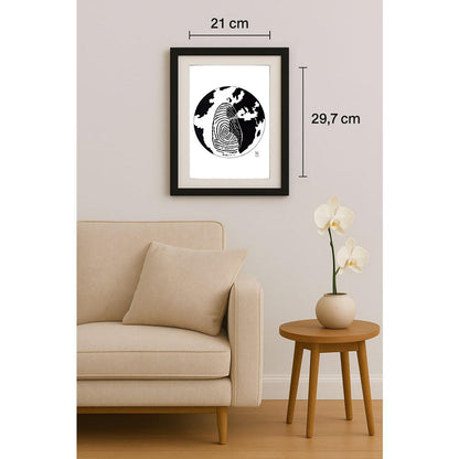 Bozidar Vucelic 29x21cm Orijinal Karikatür BOD03008