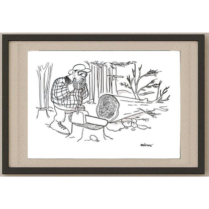 Cedomil Miskovic 29x21cm Orijinal Karikatür BOD03009