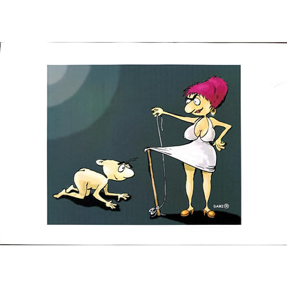 Damir Novak 29x21cm Orijinal Karikatür BOD03010