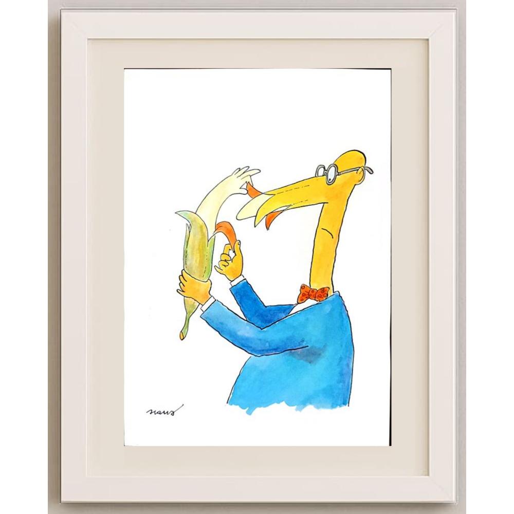 Ivan Haramija 29x21cm Orijinal Karikatür BOD03011