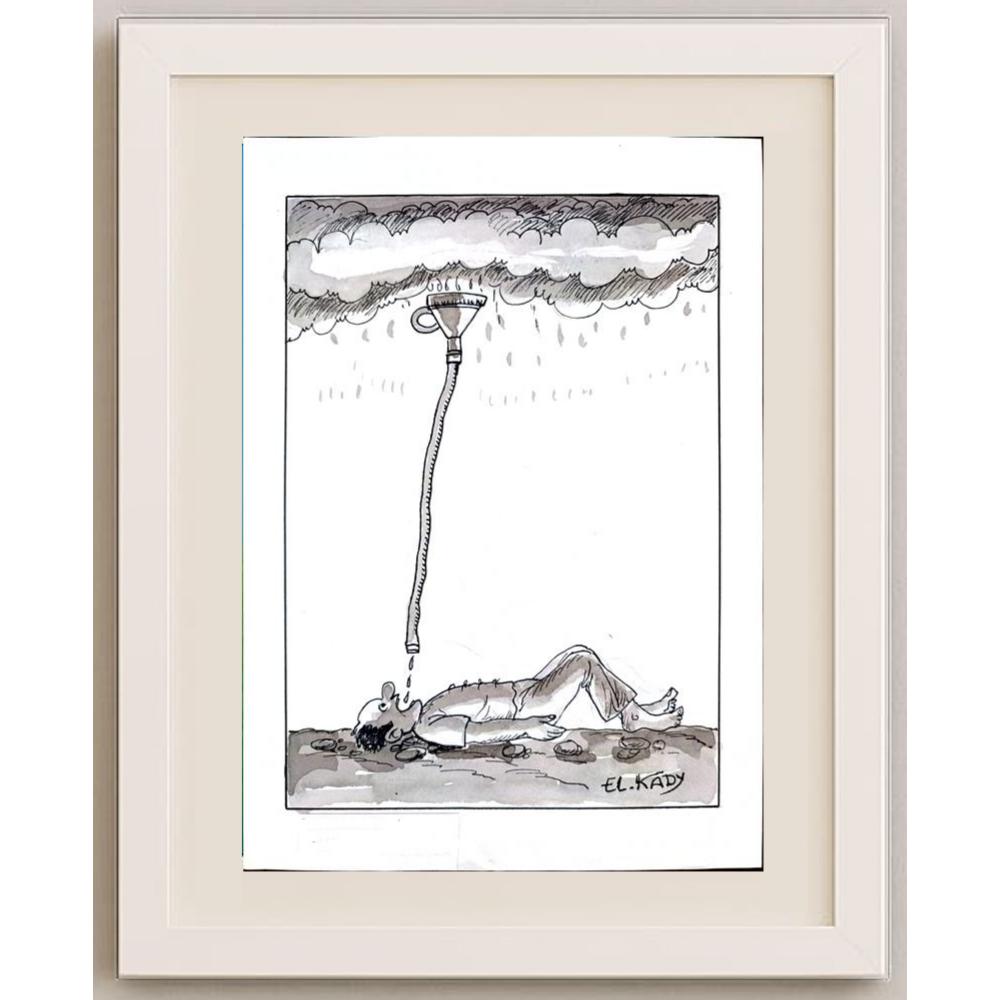 Mahmood El Kady 29x21cm Orijinal Karikatür BOD03013