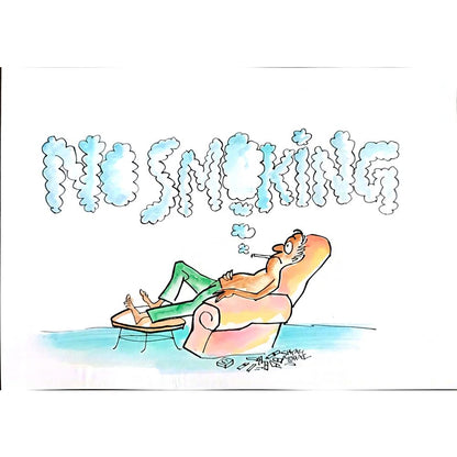 Shyam Mohan 29x21cm Orijinal Karikatür BOD03020