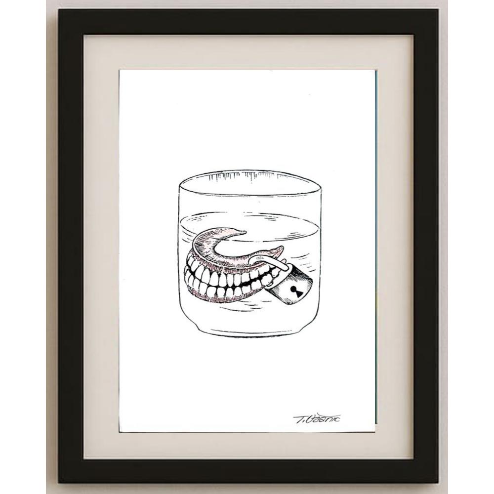 Tomislav Ozanic 29x21cm Orijinal Karikatür BOD03029