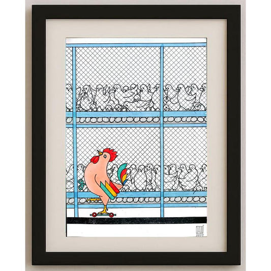 Mihai Danleiescu 29x21cm Orijinal Karikatür BOD03030